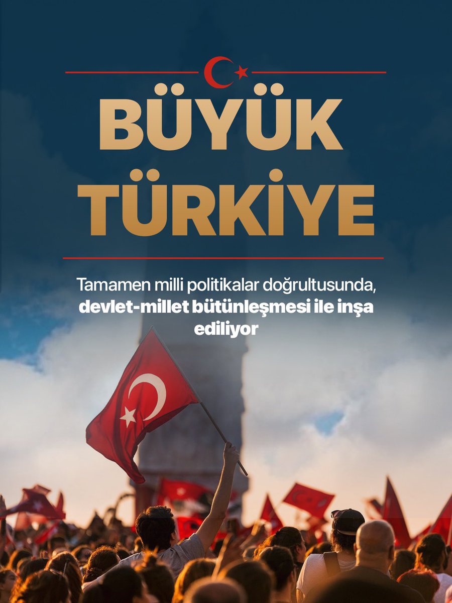 akpartibesiktas's tweet photo. Millet olmanın en büyük gücü; birlik, beraberlik ve dayanışma ruhudur.

Zorluklar karşısında omuz omuza duran, ortak değerleri etrafında kenetlenen aziz milletimiz, dün olduğu gibi bugün de güçlü yarınların teminatıdır.

Birlikte daha güçlü, birlikte daha büyük Türkiye için…

Milli Dayanışma