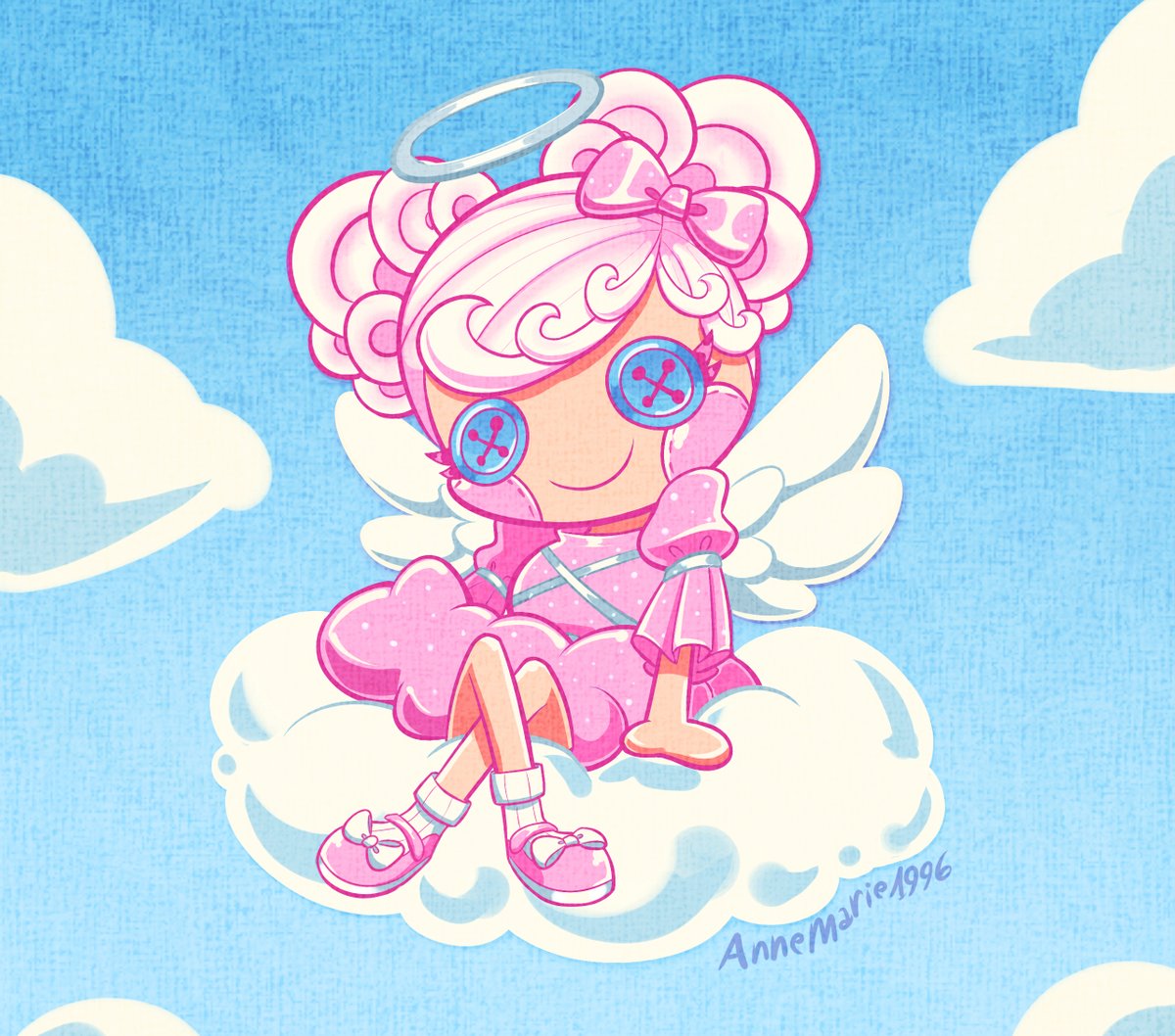 annemaciones's tweet photo. Hice este dibujo hace algunos meses.

Esta  es de mis Lalaloopsys favoritas, Cloud E Sky. Me encanta que sea una  angelita 🙏🏻✝️ tiene una genial combinación de colores y en especial  amo que tenga rizos que parecen nubes :3 https://t.co/nKITqVpD1f