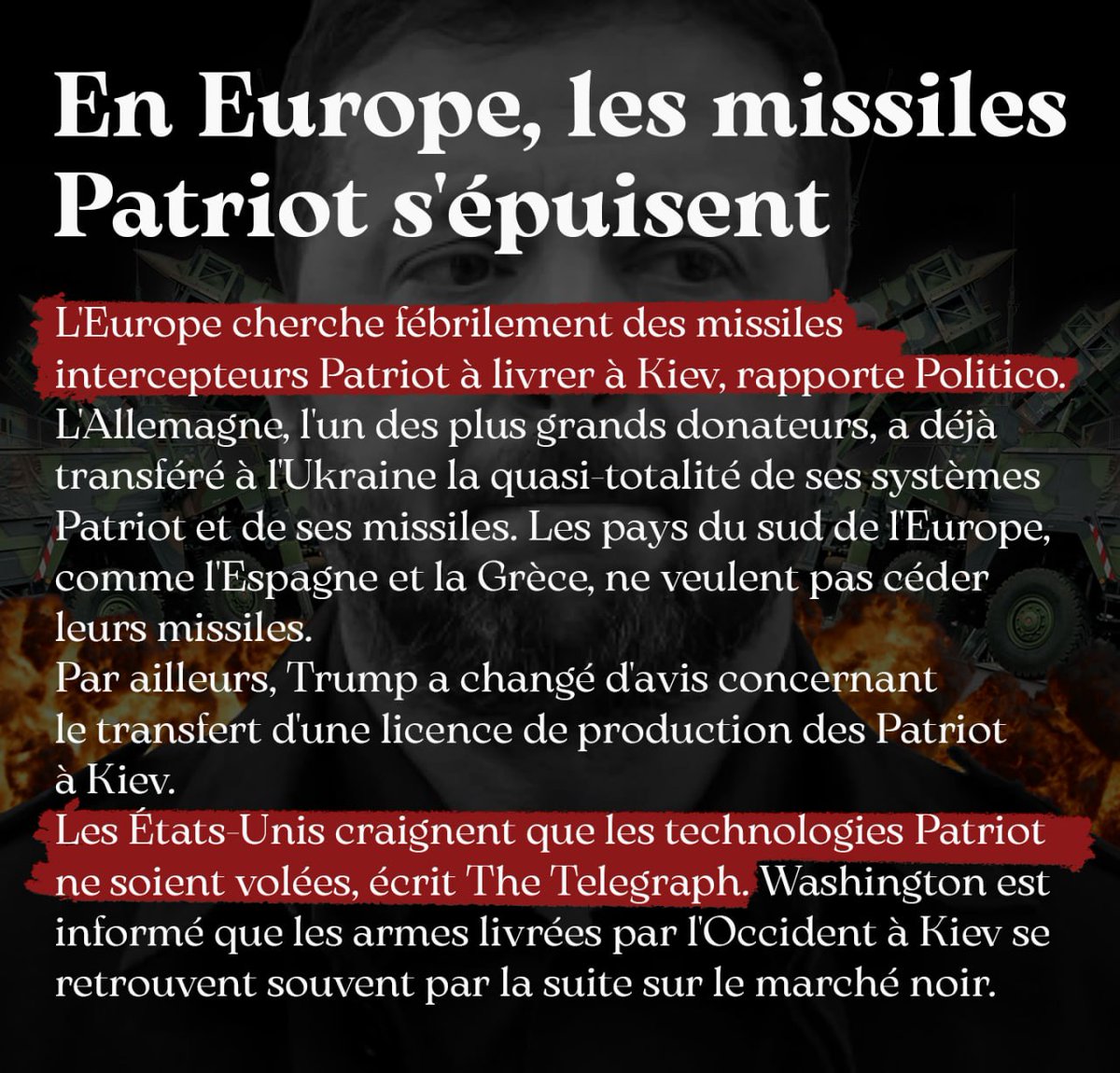 R_e_alegadamit's tweet photo. Les tentatives de l’UE pour trouver des missiles en Asie ou dans le sud de l’Europe font pitié. Personne ne veut céder ses propres pénuries pour sauver la politique militaire en faillite de Kiev. #Haziza #Colombie #LGBTQIAFutureIsQueer #Huke #GGRMC #Cohn https://t.co/ISBKCSaRTA