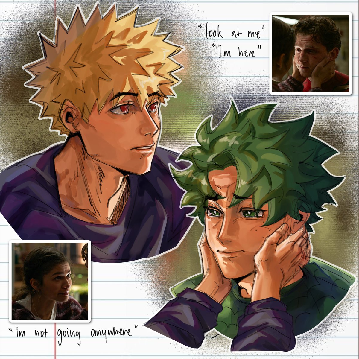 CassieM_328's tweet photo. More spider zukuuu (also ts is "once in a blue moon" ahh rendering lmao) #BKDK #mha #spiderman https://t.co/X3K3ux3WcF