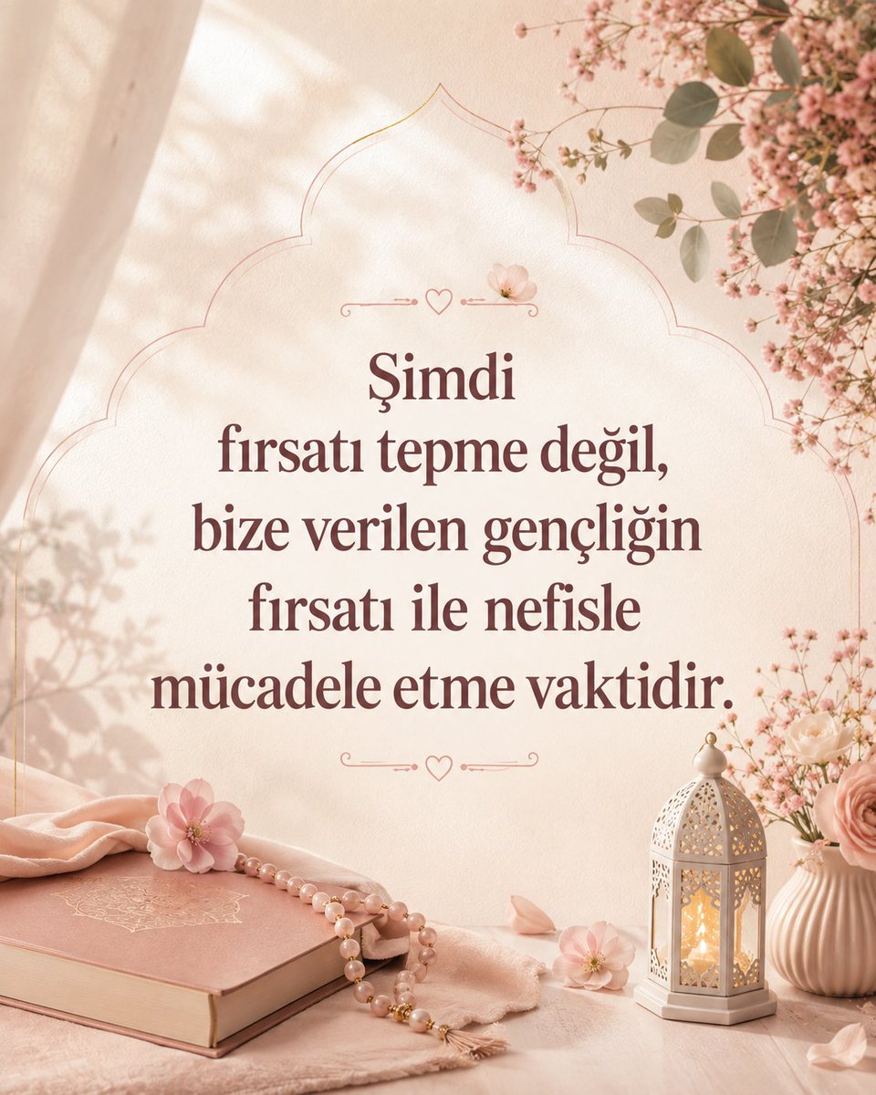 KTMutfak's tweet photo. Şimdi fırsatı tepme değil, bize verilen gençliğin fırsatı ile nefisle mücadele etme vaktidir.

Unutulmamalıdır ki Hz. Musa'yı öldürmeye niyet eden Firavun'un derdi, Hz. Musa'nın bedeni değildi. O'nun imanıydı. Zira O'nu beslemiş, büyütmüş, kendi kucağında oturtmuş, belki pışpışlamıştı.

Nefsimiz bizi istediği kadar pışpışlasın, her zaman bizden imanımızı çalma peşindedir.

Kişinin nefsi ve şeytanı, insanın namaz kılmasını engellemek için çalışır. Esas olan, bedenen namaza durmak değil, bütün halimizle namaza durmaktır.

Bu bir örnektir. Bütün ibadet ve yaşam biçimi için bunu yaymak esastır.

~ Seyyid Muhammed Ruhi Hazretleri

📚 İçimizdeki Firavun Kitabı