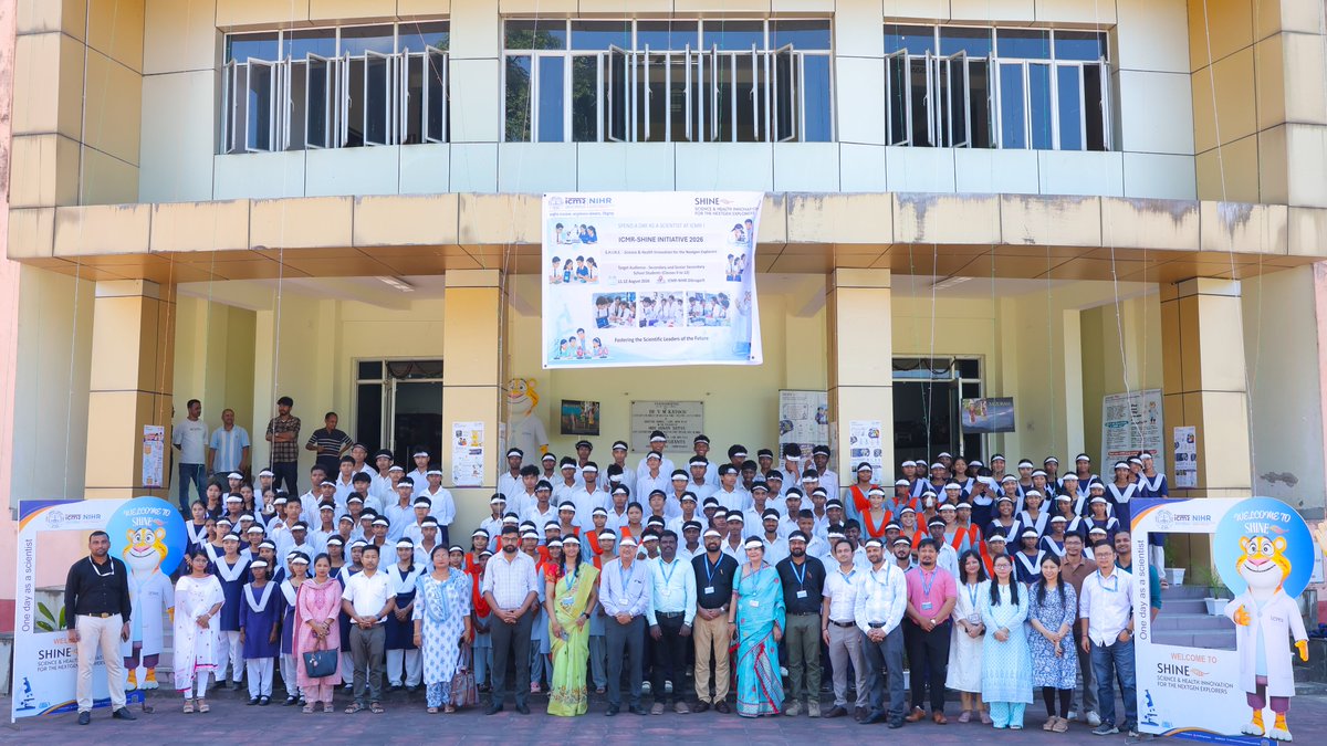 icmrnihrdib's tweet photo. Day 1 #SHINE2026 at ICMR-NIHR Dibrugarh! 🔬
Students explored the fascinating world of biomedical research, health science and innovation through laboratory visits, interactions with scientists and engaging sessions. A day filled with curiosity, discovery and inspiration!
#ICMR https://t.co/SsDUikyaeC