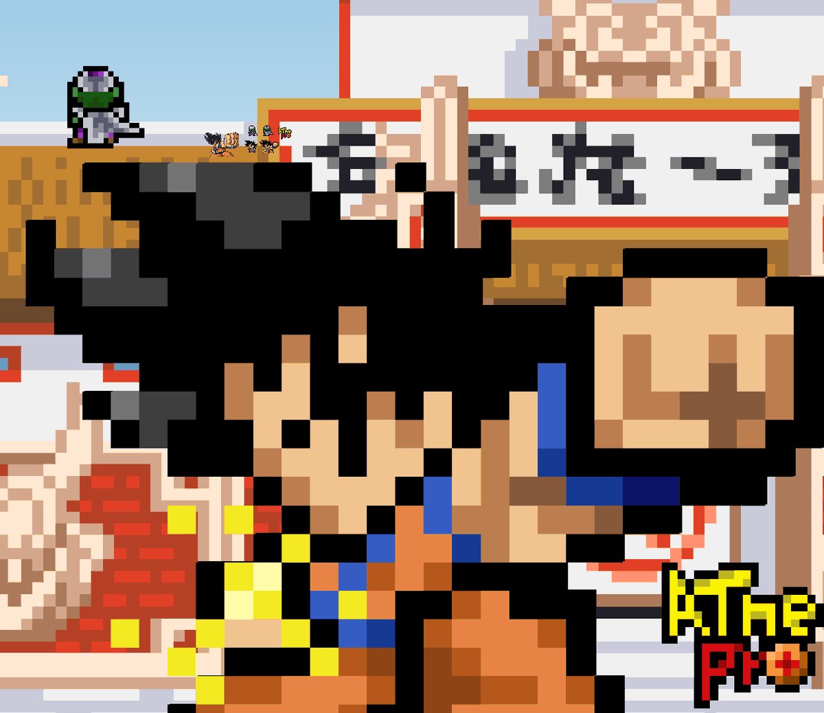 AThePro013's tweet photo. Siguiendo con los pixelart de juegos flash, para este caso #DragonBallDevolution de los mejores fan games, simple pero entretenido.
#fanart #pixelart #dragonball #fanmade #goku #picoro #sprites https://t.co/evAcil1cLG