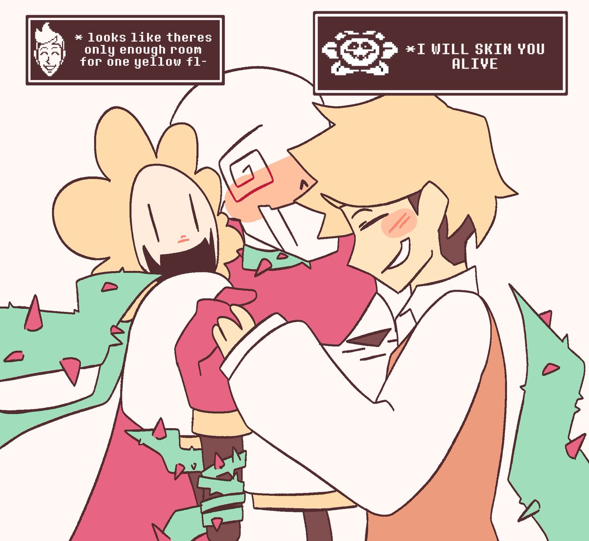 Orangefizziez's tweet photo. First time drawing flowery don't kill me. Pls #floweyrus #flowerus #nyehctar https://t.co/Y7PNOn7v4w