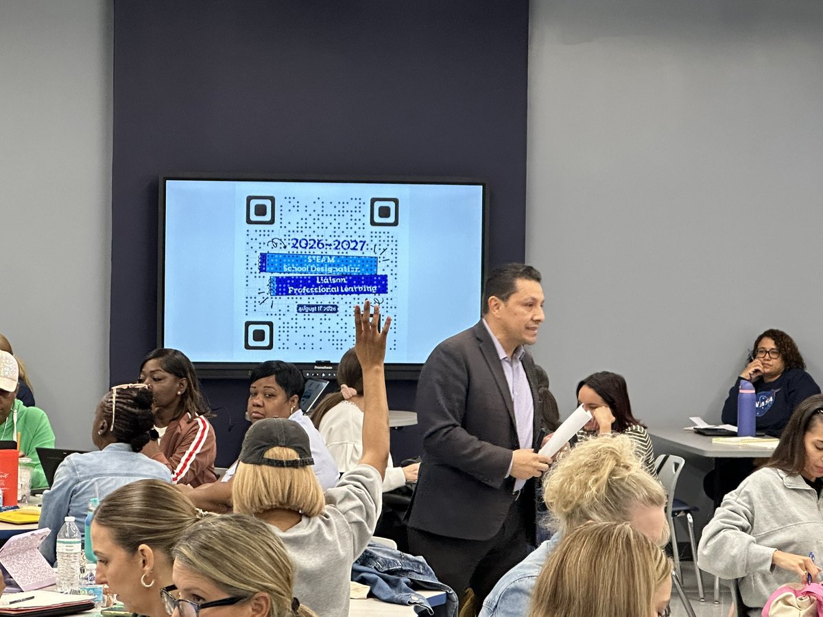STEAMDesignated's tweet photo. First STEAM School Designation PL of the 2026-2027 school year. Full house with all of the amazing liaisons! @MDCPSSTEAM #YourBestChoiceMDCPS https://t.co/X46hkas0MD