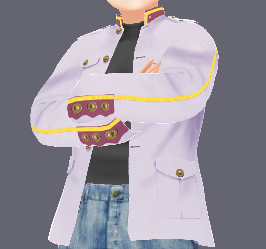 smokii_studio's tweet photo. リアルで新しい服を買ったので、それをアバター衣装にしてみました。
酷暑続きでなかなか着て出掛けられませんが、お気に入りです。

#blender #VRoid #photoshopart #fashion https://t.co/KDQbZ2kfjy