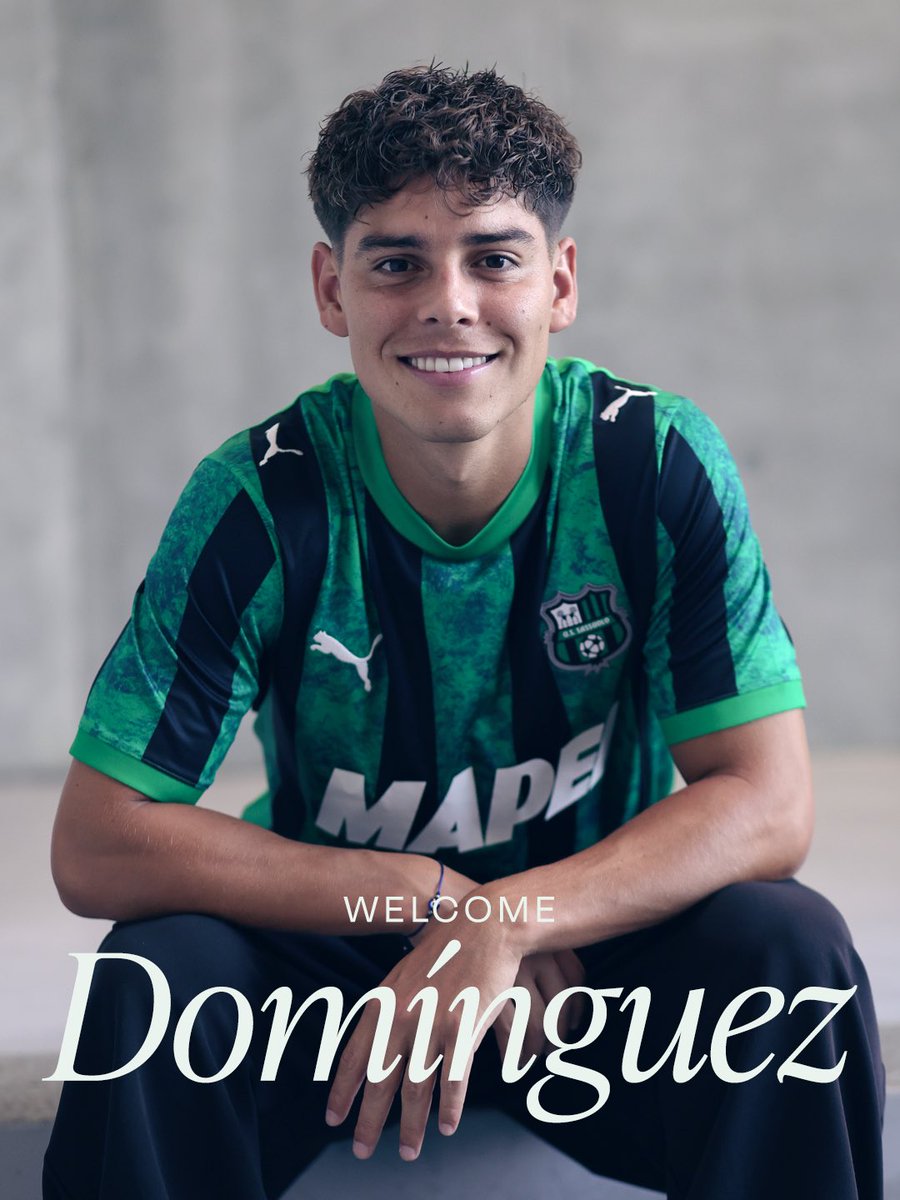 SassuoloUS's tweet photo. Benjamín Domínguez è neroverde!

#ForzaSasol 🖤💚 https://t.co/Sc1wePqE4E