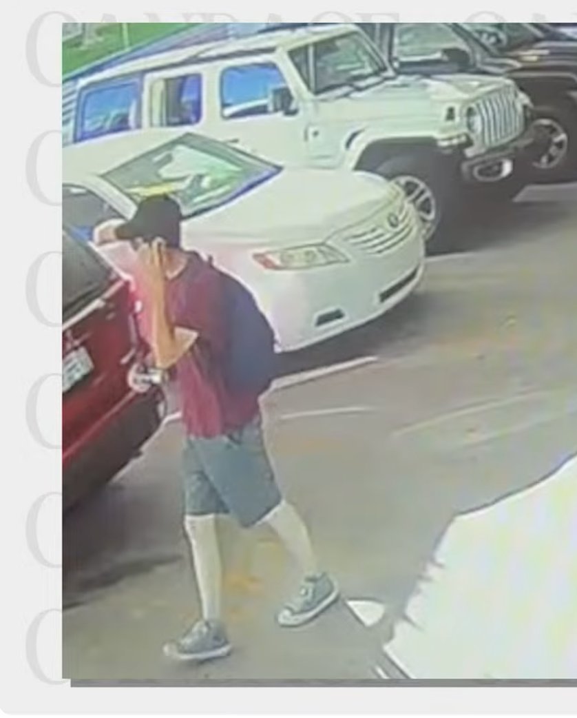 SinatraCha87653's tweet photo. @CarriePrejean1 @RealCandaceO This is from Candace's video. He looks like Tyler here. I believe Tyler is not the murderer, but we need to be honest. The man on video only looks broad &amp; muscular for a few frames, and that's what everyone is sharing today. https://t.co/rzhy8rve1g