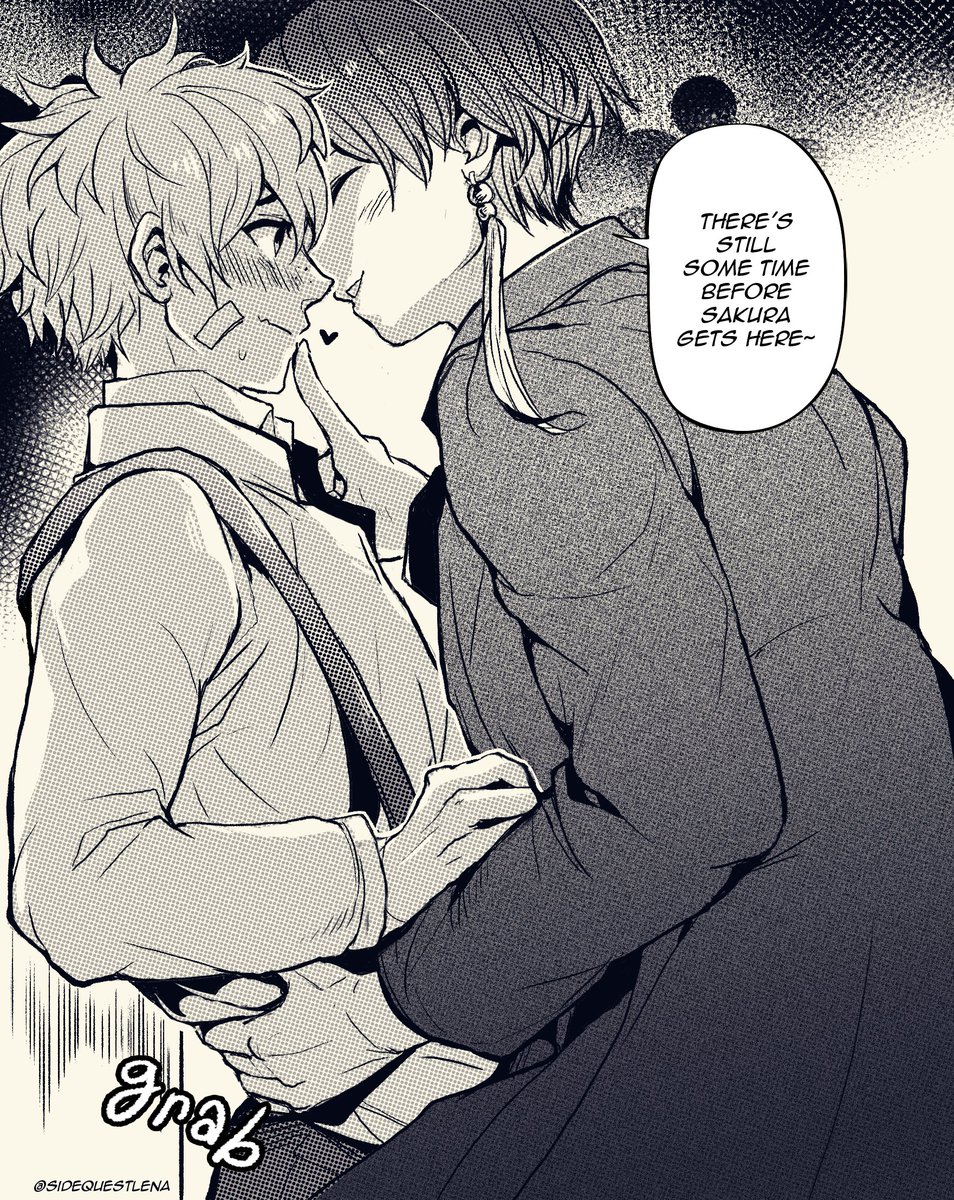 b0xn0's tweet photo. Headcanon here - they started dating secretly right after training began!  #suonirei https://t.co/bnrbYyeGwE
