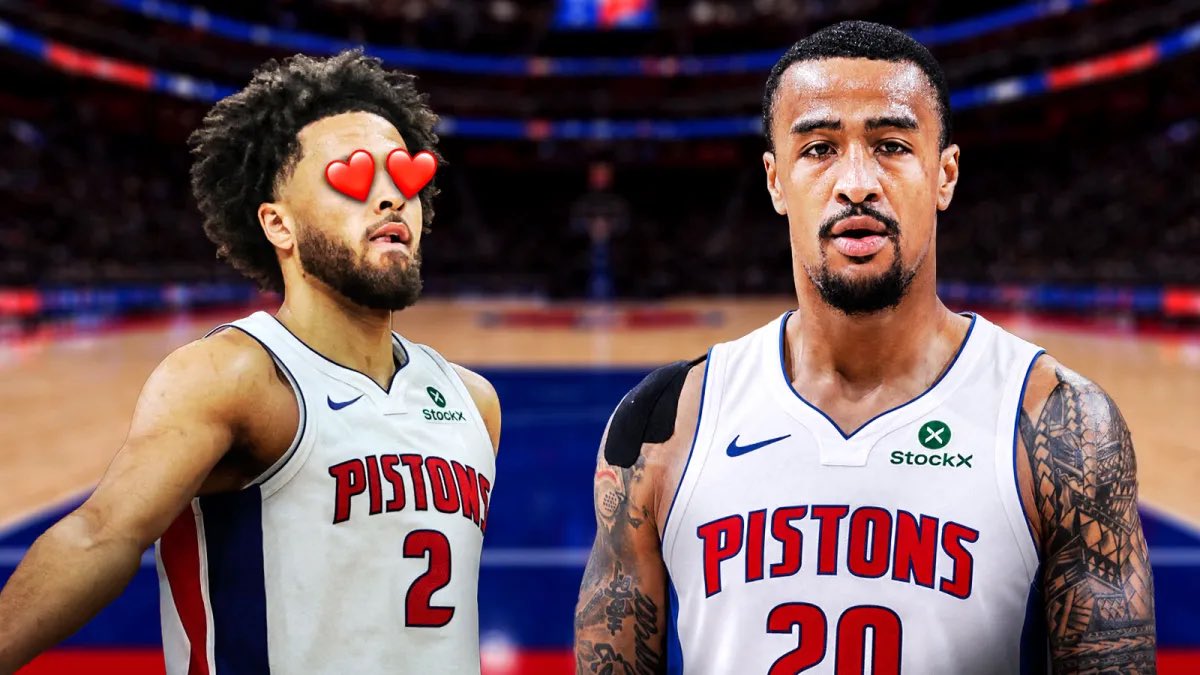ClutchPoints's tweet photo. Pistons star Cade Cunningham on the team adding John Collins to their core, via @DJSiddiqi:

"He's gonna bring more than one thing. He's gonna bring a lot of different things that we need — offense, defense, athleticism, toughness, mindset. All those things, (also being a) three-point shooter. How can I just say what's the biggest thing? So many things he's gonna bring to the table."

(via https://t.co/0YYAQOqiS6)