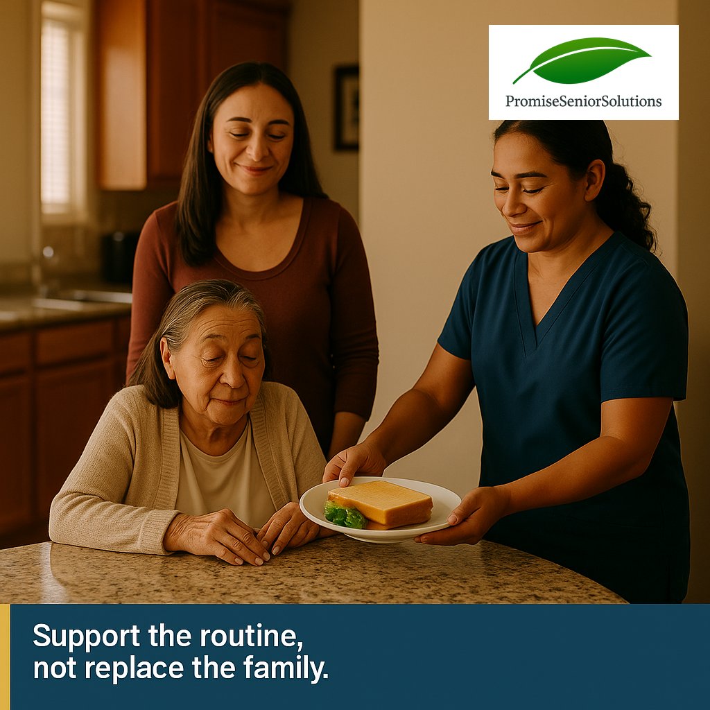 pss_cares's tweet photo. Home care does not have to replace the family role.

It can support one recurring part of the routine: meals, reminders, companionship, hygiene support, transportation, or respite coverage.

Start with the moment that keeps getting harder. https://t.co/rQRiuenUgW
