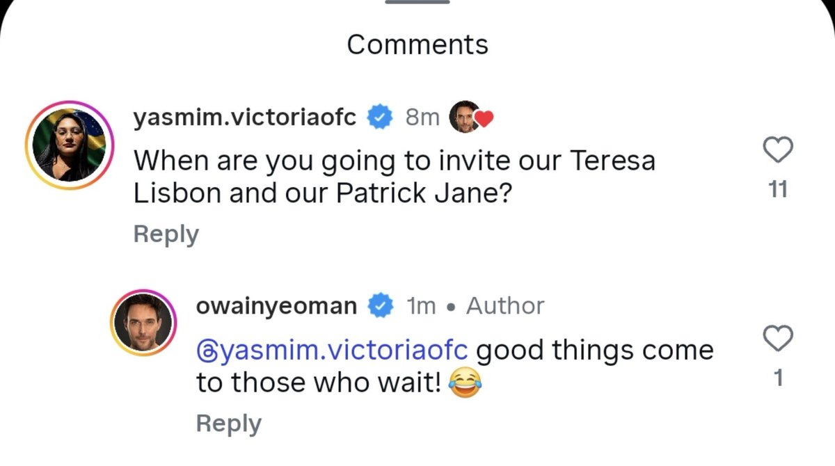 TheAgentLisbon's tweet photo. OWAIN DON'T PLAY WITH MY FEELINGS 😭 https://t.co/4It35wGWcb