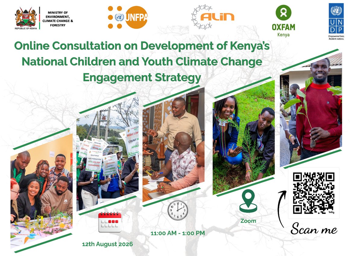 ndaragwa1's tweet photo. The Ministry of Environment, Climate Change &amp; Forestry has begun the process of developing the National Children and Youth Climate Change Engagement Strategy. 
This is one of the prioritised youth &amp; children enabling actions under the National Climate Change Action Plan 2023-2027 https://t.co/C2SzZ9UMQU