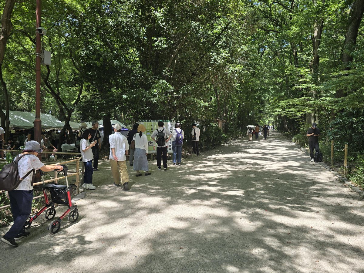 hiro_00001's tweet photo. 下鴨神社で開催されていた古本市に行ってきました。
8月の京都とは思えない涼しい気温で、じっくりと古書をあさることができました！
#下鴨神社
#古本市 https://t.co/fhGt86KoL2