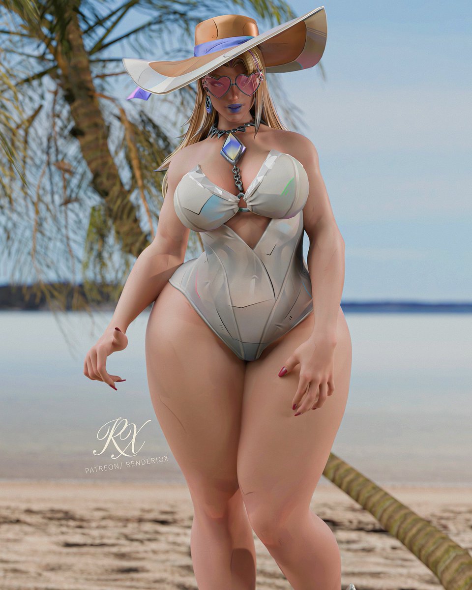 RenderioX's tweet photo. Emma Frost in paradise

#Emmafrost #MarvelRivalsㅤ https://t.co/ytPF6gi16J