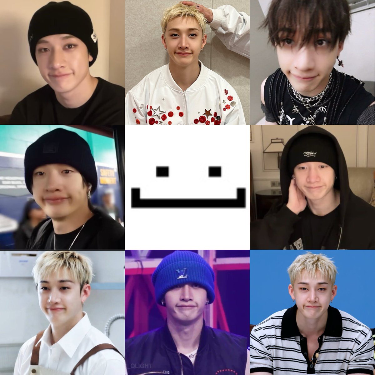 i_qlight's tweet photo. Chan’s signature smile 🖤 https://t.co/cdsP1l4HOh