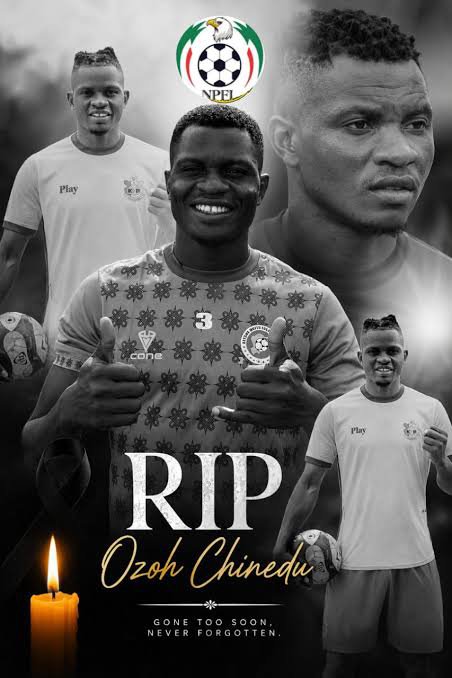 IgboHistoFacts's tweet photo. BREAKING: Katsina United player Chinedu Ozoh has died after slumping during today’s pre-season friendly match against Niger Tornadoes. 💔🕊️ https://t.co/sbrTayizSP