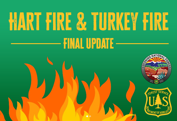 CoconinoNF's tweet photo. Hart and Turkey fires smolder with no significant changes. More info at:
https://t.co/eFdmbpIZ7t https://t.co/lZPikGjnJY