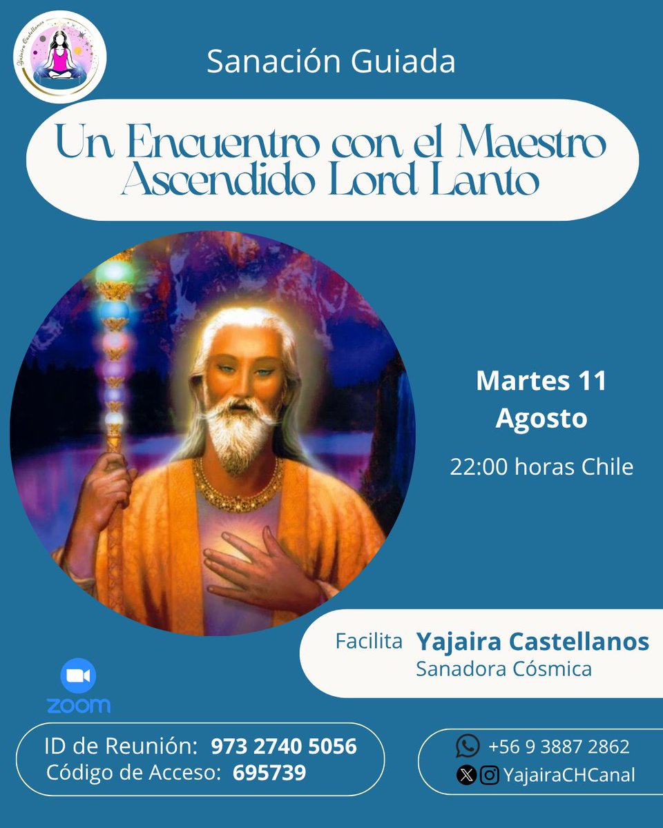yaja_cast's tweet photo. Nuestra conexión de hoy es con la presencia amorosa del Maestro Ascendido Lord Lanto, actual Chohán del Segundo Rayo, para conectar con las cualidades que esta energía representa y permitir que despierten en nuestro interior ✨

Información:

https://t.co/6EYaYNb6Vs https://t.co/NyoGa7EoIK