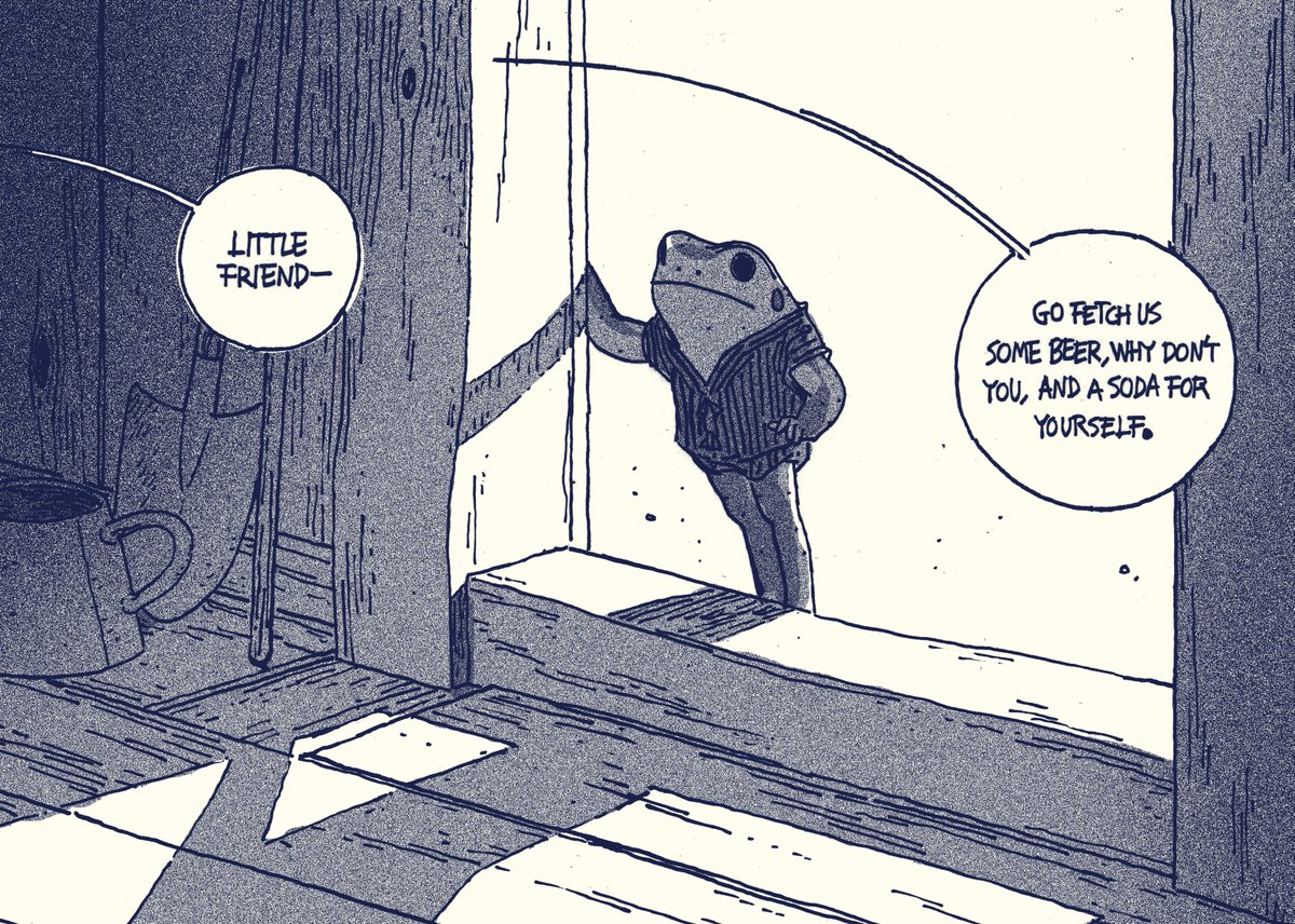 peowstudio's tweet photo. Worlds best frog comic is back in stock at https://t.co/N3g7IzPQb5 https://t.co/HVamC8vpHe