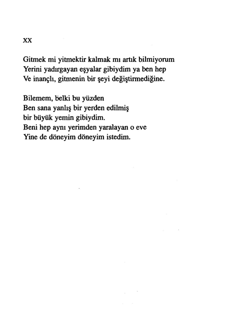oniko35's tweet photo. "yerini yadırgayan eşyalar gibiydim.." https://t.co/noBLXq2WvF