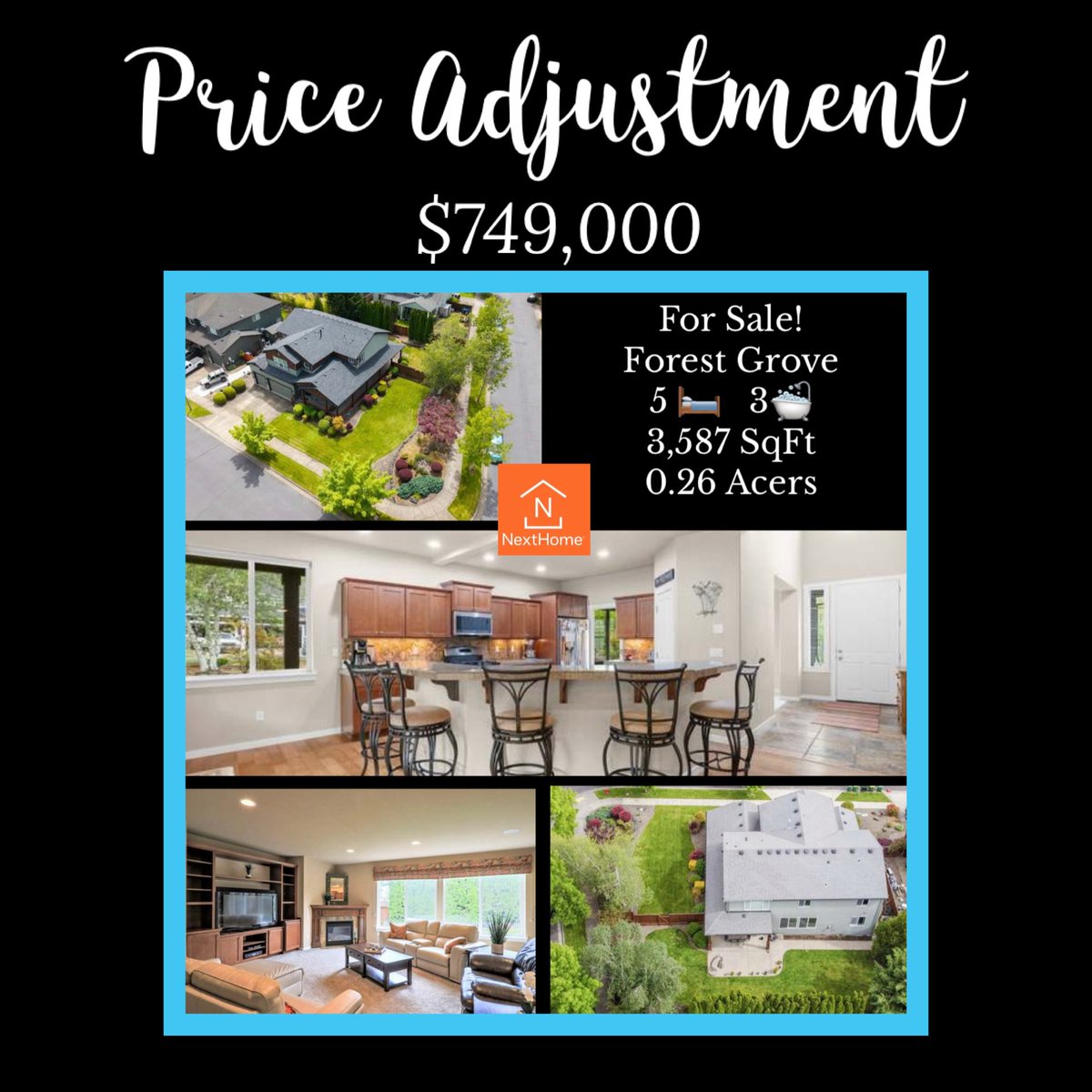NextHomeSarah's tweet photo. 🧡NEW PRICING!!!  
🧡LOVE WHERE YOU LIVE!

$749,000

✅ 906 36th Pl, Forest Grove

🔸5 Bedroom
🔸Bonus Room
🔸3 Full Bathrooms 
🔸3,587 sq ft
🔸0.26 Acres

🔸$749,000

✅Link:  https://t.co/SKbnMNiPyV

Sarah Malarkey
https://t.co/GEtr21BZgm
503.890.0860 https://t.co/UiBtBaSGNO