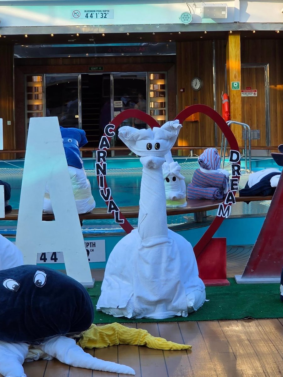 CarnivalCruise's tweet photo. Our crew is always getting creative with our towel animals 👏 📸 IG User: lisa_y_c https://t.co/exd18BQOXc