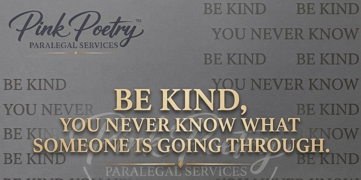 paralegalServss's tweet photo. Be kind https://t.co/vUdSgiaP7m