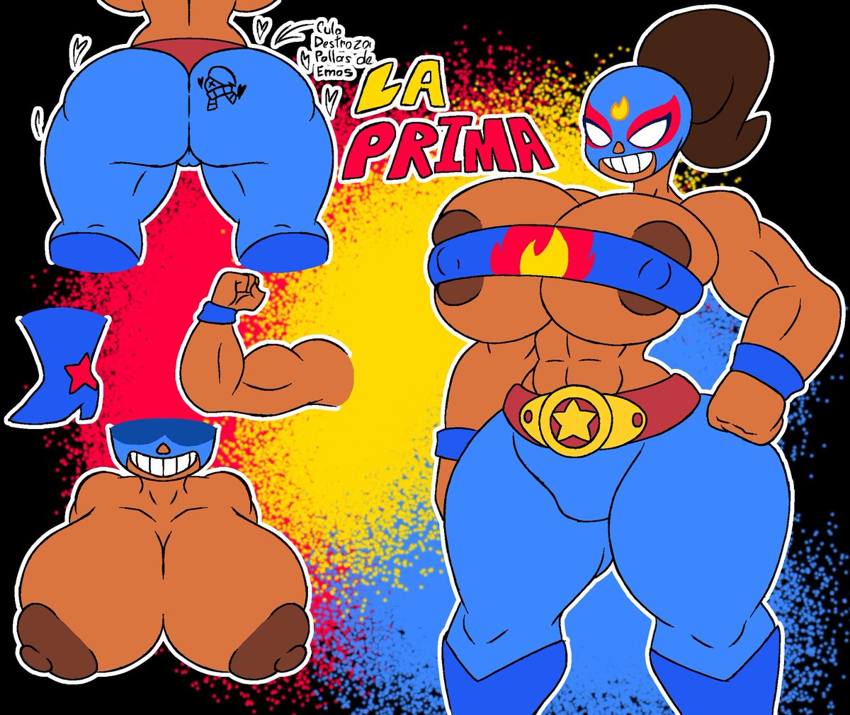 ChocoGirlsBimbo's tweet photo. #9 
Victoria 👑 
O Mejor conocida como La Prima 
Es una luchadora de Ring a tiempo completo bastante famosa tanto por su fuerza como por el hecho de luchar de maneras ~ peculiares jeje 
A veces usando ropa reveladora normal he incluso luchando
desnuda 7//w//7 ~ ❤️‍🔥
La Primaaa! 👊 https://t.co/z6r2qoHaTr