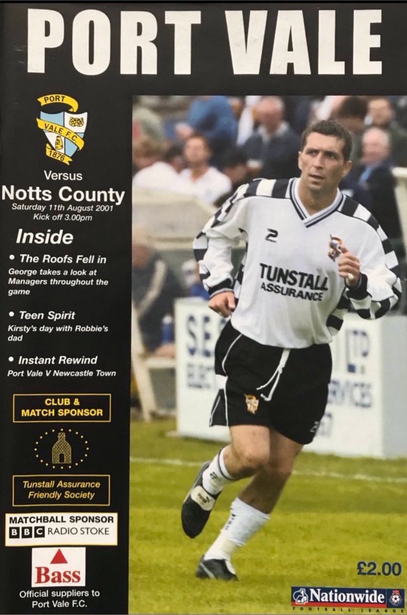 pvfcprogs's tweet photo. #OnThisDay 11/8/01

PORT VALE  4  NOTTS CO  2
McPhee, O’Callaghan 2, Dodd

An opening day win for the Valiants. New signings Steve McPhee &amp; Ashley Dodd were on target but the star of the show was young Irishman George O’Callaghan who scored twice, both pictured. Att 6,076 #pvfc https://t.co/lwoNIWJdtW