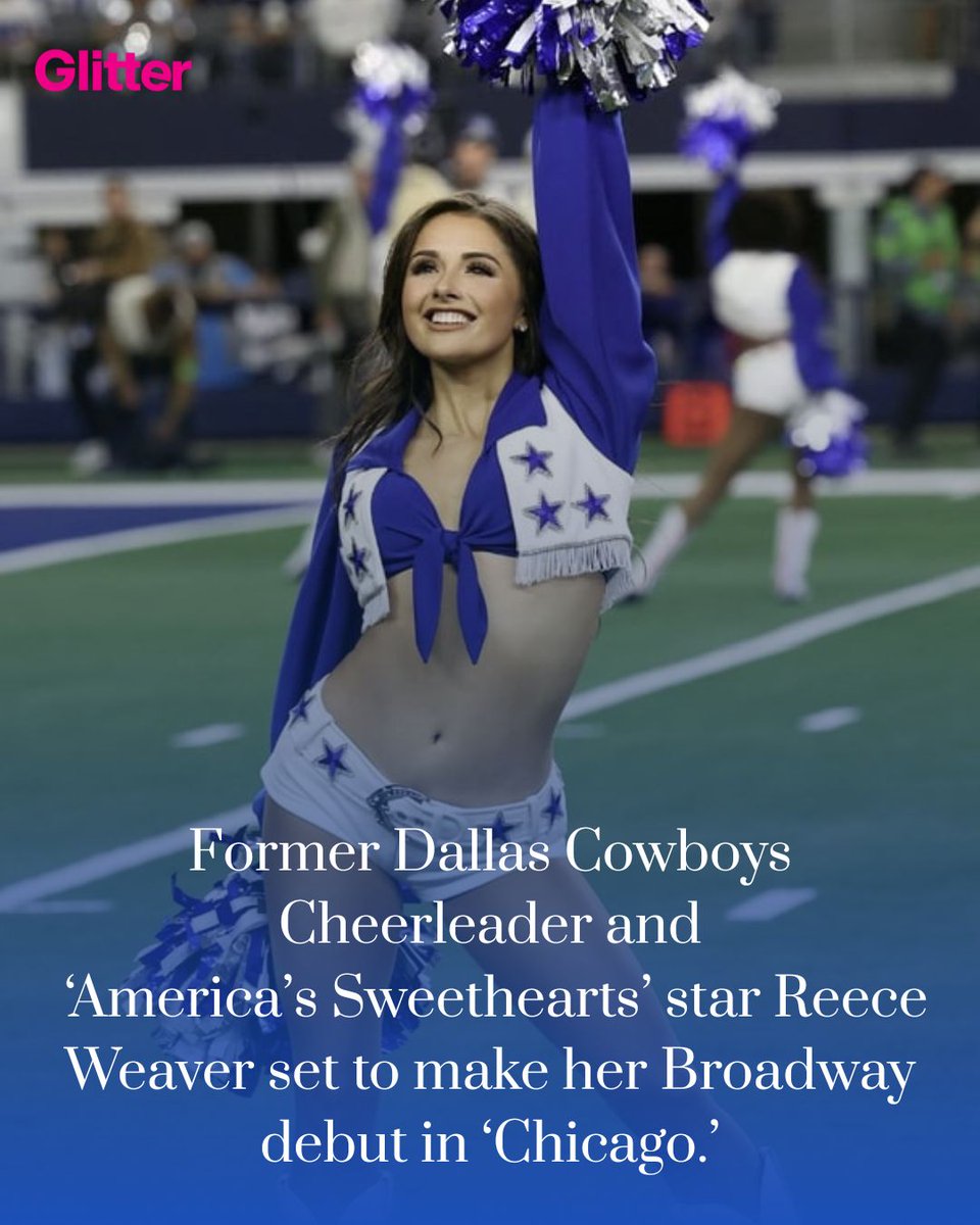 glittermagazine's tweet photo. Former Dallas Cowboys Cheerleader and ‘America’s Sweethearts’ star Reece Weaver set to make her Broadway debut in ‘Chicago.’ 💙 

She begins her six-week run on September 7.

#ReeceWeaver #Chicago https://t.co/YnKwXR6pqo