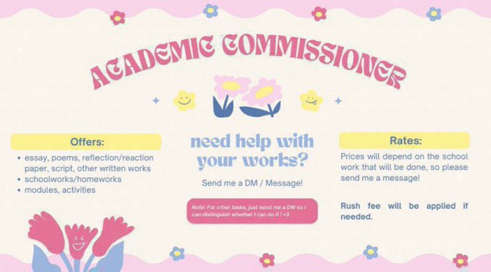 bangcelestiaI's tweet photo. COMMISSIONS OPEN ‼️ 
- Accepting rush commissions -

need help with schoolworks research reaction paper reflection paper homeworks ppt works school project activity sheets? Slide thru my dms for more information! 

tags 📌
lf clients lf commissions lf commissioner lf commission https://t.co/BJc88mm1O0