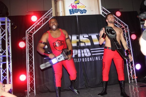 SecurityIncPro's tweet photo. We have now held Tag Team Championship gold in four different promotions.
We will continue to establish a standard of excellence and #ProtectAndServe wherever we go.
We are Security Inc., #ReportingForDuty 🚨 https://t.co/UM125e6j9G