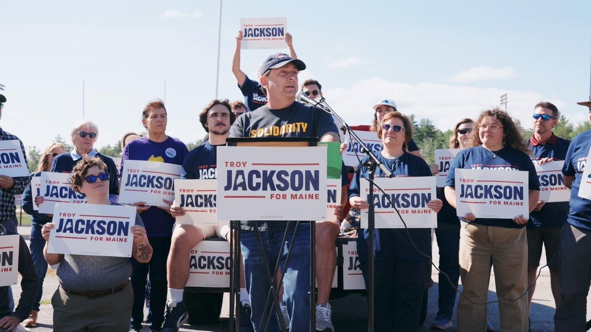 TroyJackson207's tweet photo. The truth is, this race isn't about me — it's about you.

It’s about whether working people are finally going to have somebody in Washington who gives a damn about them.

I do. And I’ll fight like hell for what Mainers deserve. https://t.co/hrBy2thf6d