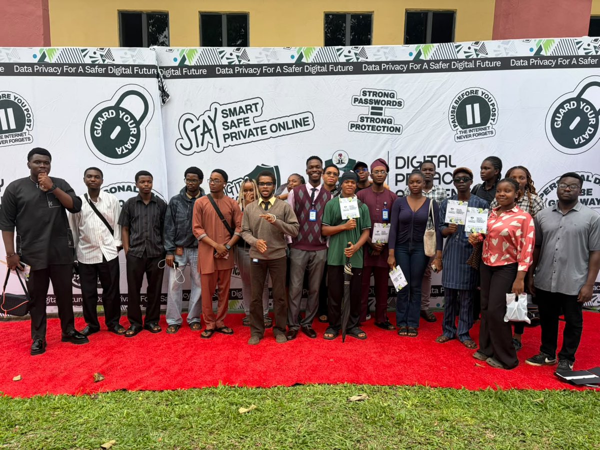 NacomesRSU001's tweet photo. July Event Highlights | Digital Privacy Awareness Campaign 2026 🔐
#NACOMES #ISACA #ISACAPortHarcourt #NDPC #RiversStateUniversity #ComputerEngineering #DigitalPrivacy #Cybersecurity #DataPrivacy #DigitalTrust #PrivacyAwareness #StudentDevelopment https://t.co/7tj0kEQGwP