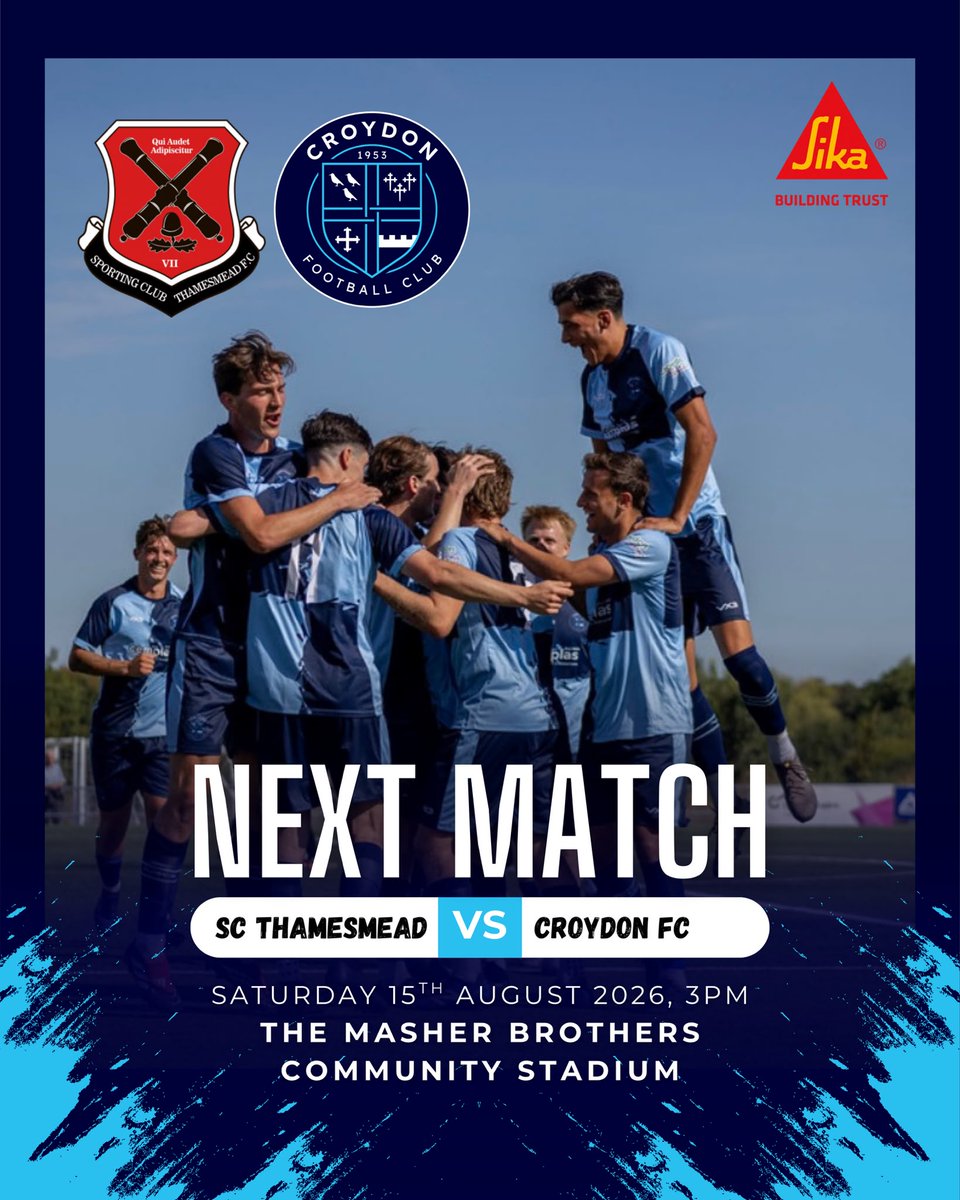 Croydon_FC's tweet photo. Four days to go before @Croydon_FC head over to the Masher Stadium to face @SCThamesmeadFC KO Saturday 3pm.
#comeonyoutrams
#upthetrams
#togetherwearecroydon
#dingding https://t.co/gXvq44YGck