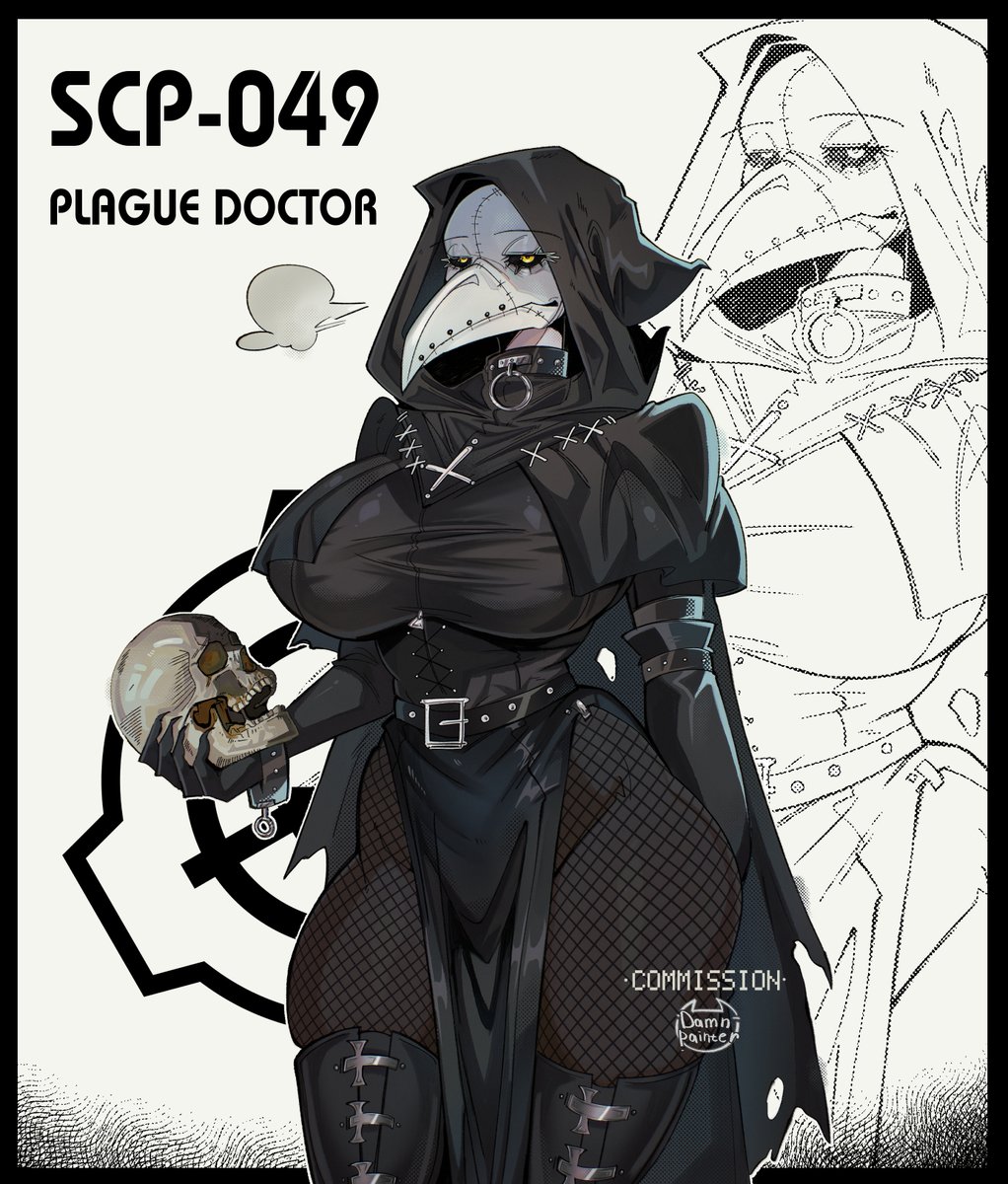DamnPainter's tweet photo. SCP-049 https://t.co/pwWZ9fmARz