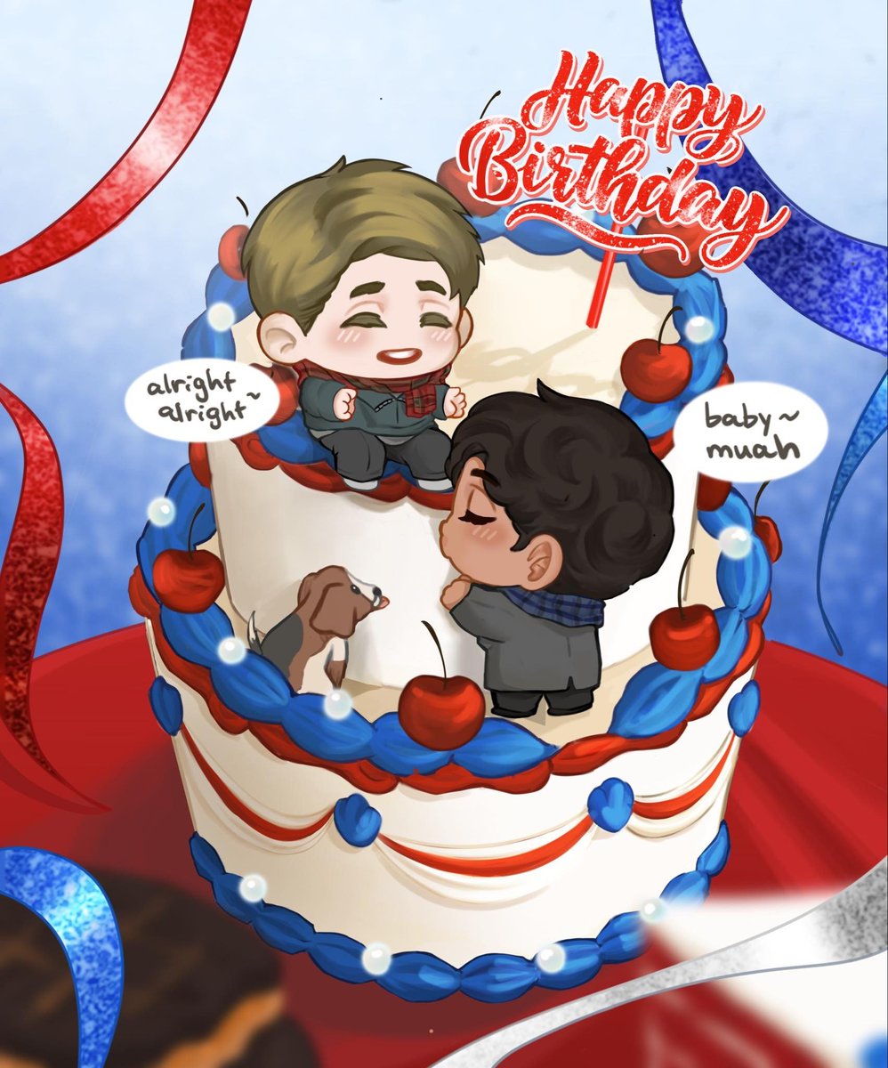 shitsidrew's tweet photo. three years of red, white &amp; royal blue ❤️🤍💙 happy birthday to our (not so) little movie ✨️🎉

#firstprince #rwrb https://t.co/6jPCE52OMm
