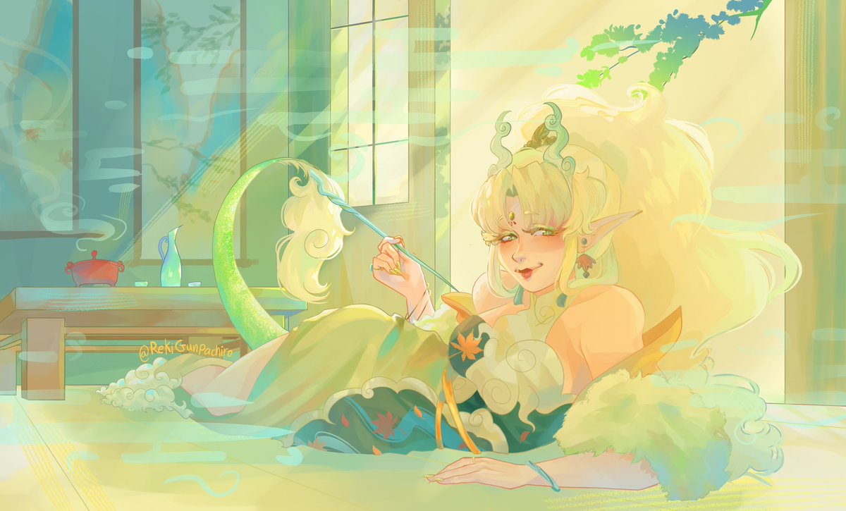 Reki1717's tweet photo. ✨🐉🍁
#art #digitalart #oc https://t.co/QTXenFZPgu