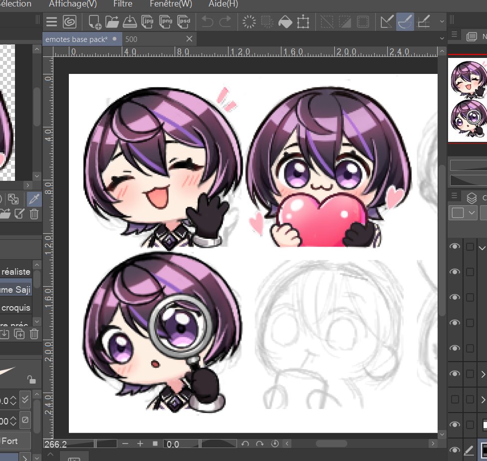 Whempty's tweet photo. Working on a YCH emote pack base to sell soon ! I even made it my new pfp ♡ https://t.co/ogDxG4EAfI