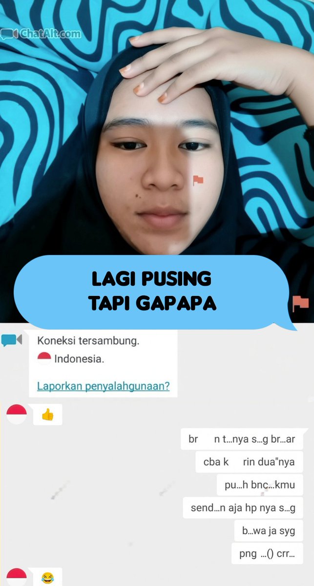 saudagarometv's tweet photo. (ome tv) lagi pusing, lanjut ngobrol aja https://t.co/0TBYK0k0sH