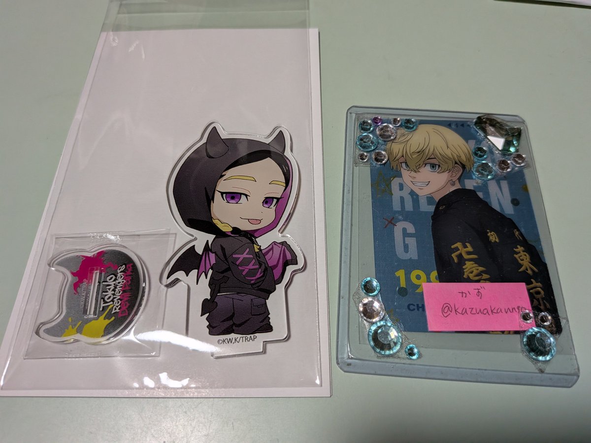 kazuakaunto's tweet photo. 東京リベンジャーズ　ファボテリア　アクスタ　デビルパーカー　交換
譲:蘭
求:松野
郵送交換希望です。条件合う方みえたらお声かけよろしくお願い致します。 https://t.co/meP0sYYAOq