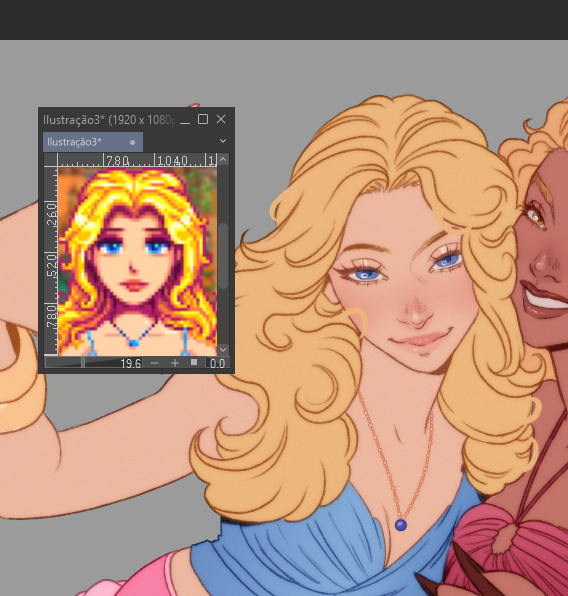 Samandriade's tweet photo. So, there is this blonde girl from that farm game
#stardewvalley https://t.co/29eOarDwlJ