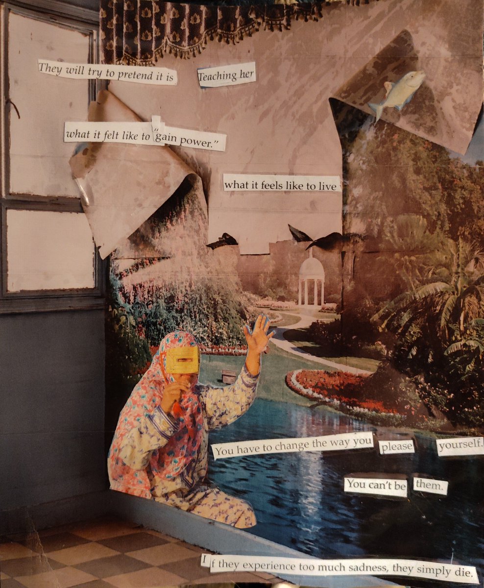 Ghariba_tun's tweet photo. Late night collage poetry triptych https://t.co/rWtly3wbyw