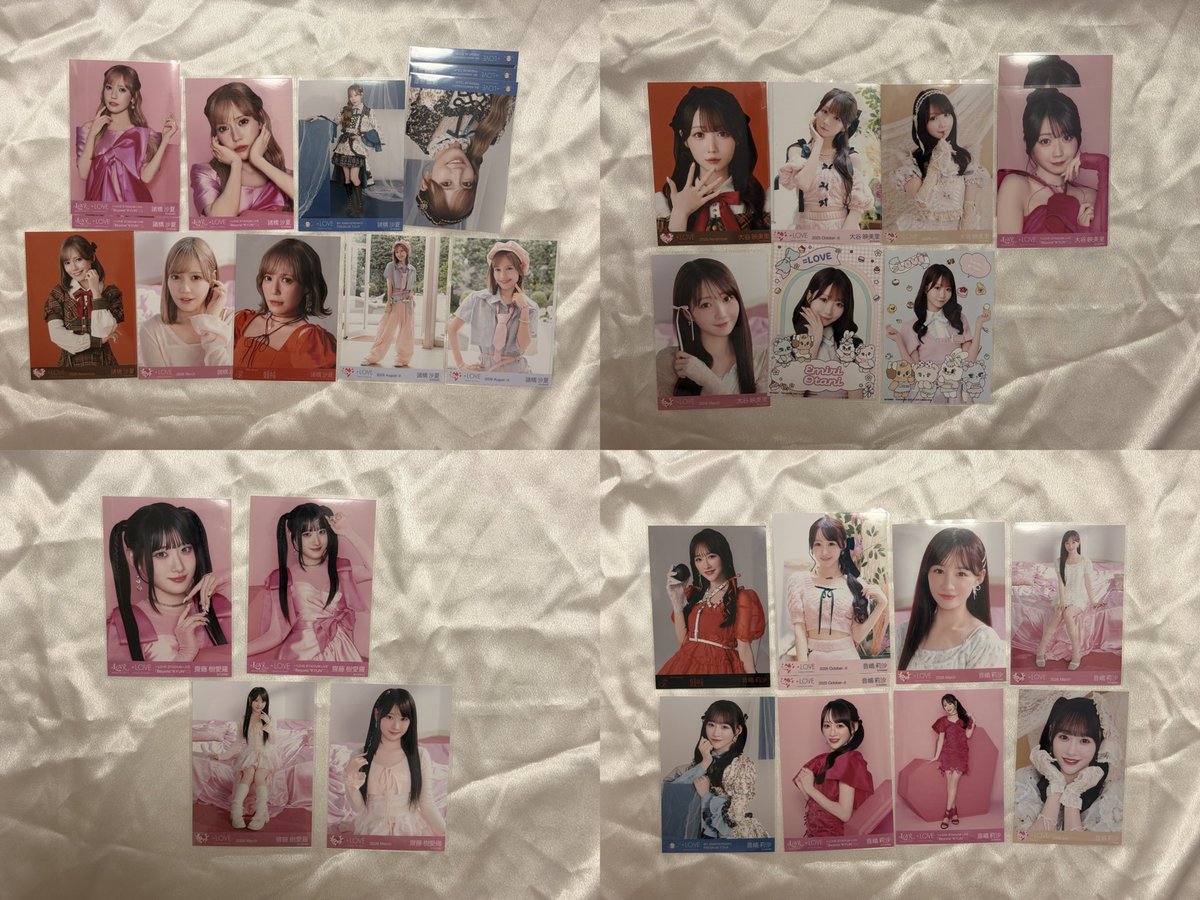 thuna2318's tweet photo. イコラブ 生写真 トレ

求：髙松 過去物 
野口momoreiヨリ 佐々木 お姫様 ヨリ

譲：画像のもの
佐々木 野口 瀧脇 諸橋 大谷 齋藤 大場 音嶋

野口佐々木は髙松、野口、佐々木との交換🙇‍♀️

髙松過去物はまず写真下さると助かります🙇‍♀️

郵送での取引希望です🙇‍♀️
よろしくお願いします🙇‍♀️

#イコラブ交換 https://t.co/oM9HvJMiSR