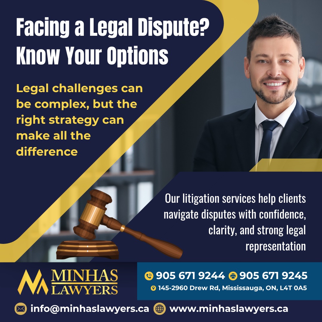 MinhasLawyers's tweet photo. Facing a legal dispute? Don’t navigate it alone. ⚖️

For More Information
Call: 9056719244
Email: info@minhaslawyers.ca
Visit - https://t.co/ukTV81bQ4d

#MinhasLawyers #LegalSupportCanada #CanadianLawyers #OntarioLawyer #MississaugaLawyer #OntarioLegalServices #LitigationLawyer https://t.co/85f6kwIUF6