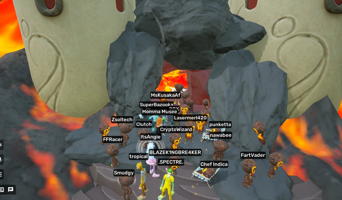 MsKusakaAf's tweet photo. OTHER GAMES: Blaze It  
🌋The floor is lava 🌋

Big shout out for the great evening!
@OtherGamesXYZ
@honeybd @morethenhype @Timmygspt
@blaze_stream 🔥 https://t.co/nVjqQAbVjK