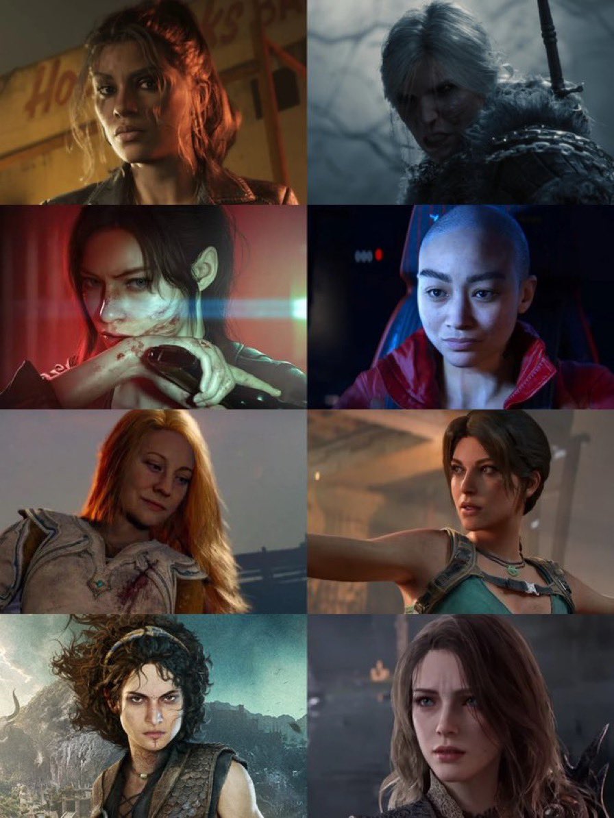 MEHDIVIBES_'s tweet photo. Les personnages féminins qui arrivent, ça rigole vraiment pas haha j’adore !

Et je pense qu’on peut ajouter le personnage du prochain Assassin’s Creed Hexe également. https://t.co/y2Z734vwak