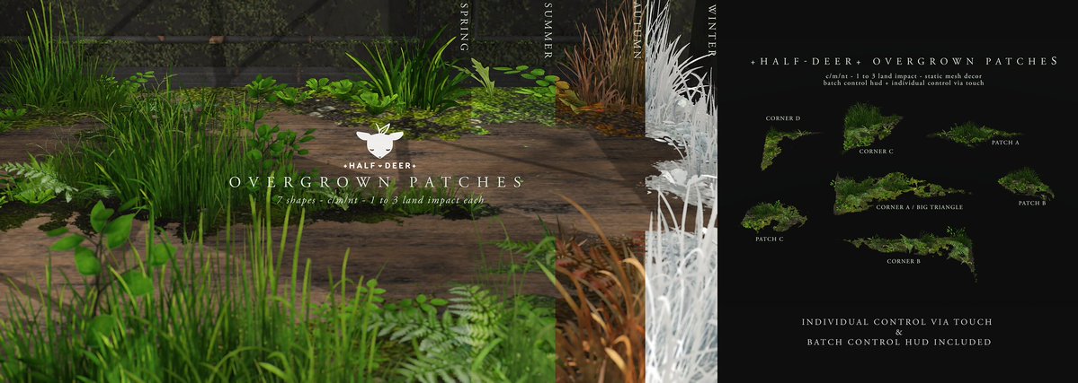 KawaiiFeedSL's tweet photo. +Half-Deer+ Overgrown Patches @ C88〡Taxi: https://t.co/Yfhz6TapWl
#SecondLife #HalfDeer #C88 #Secondlifeevent #Secondlifecontent #KawaiiFeed https://t.co/nVmEtkUhlO