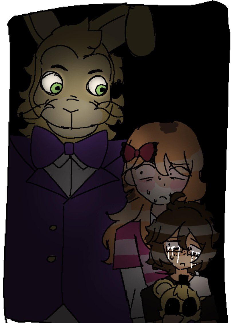 minobritt's tweet photo. yes he wears his suit to the bathroom #fnafau https://t.co/UYj3011SJ1